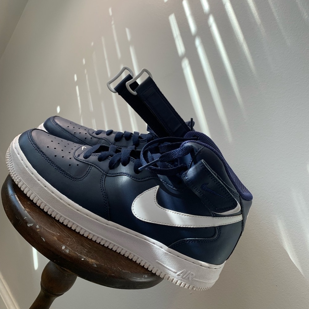 Blue and White Air Force 1